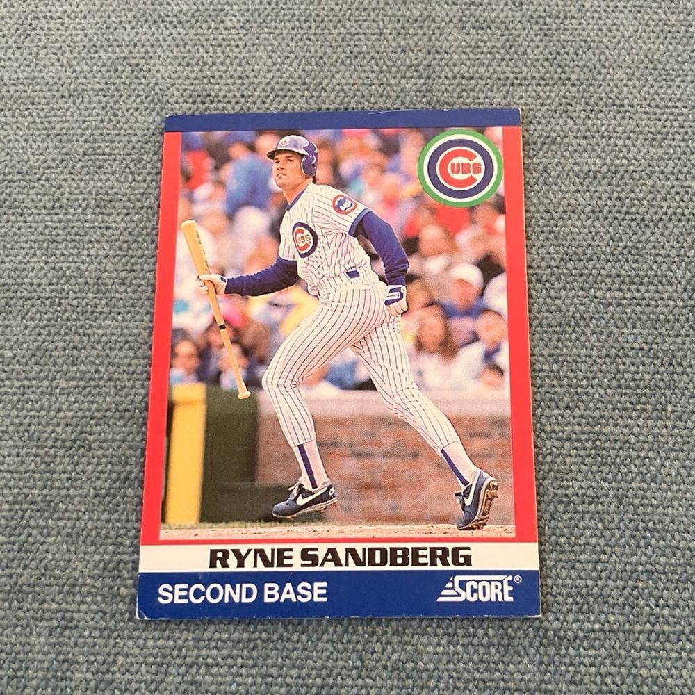 1991 Score Chicago Cubs Baseball Card Trading Card